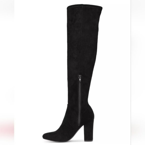 Wild Pair Bravy Over-the-Knee Stretch Boots Black -5 - Picture 7 of 10